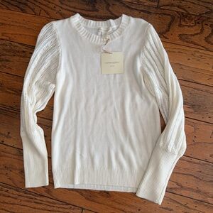 Cynthia Rowley Cream Knit Sweater